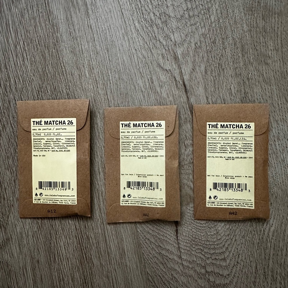 Le Labo Matcha 26 Travel Perfume